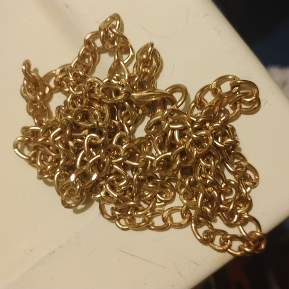 Gold tone chain for purse or wallet